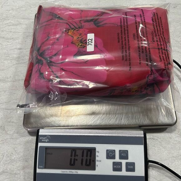 J Peterman Red Floral V Neck Sleeveless Midi Dress Women’s Size 4 - Picture 15 of 15